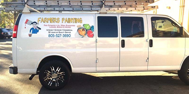 Farmers Painting — Vehicle Lettering