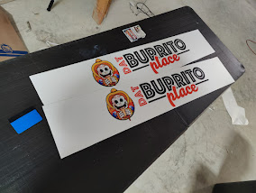 Custom door graphics