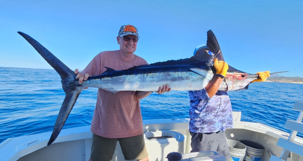 Greg Foster from Charlotte, NC - verified 5-star customer catch photo, deep sea fishing charter review Cabo San Lucas with Cabo Fishing Charters Pros