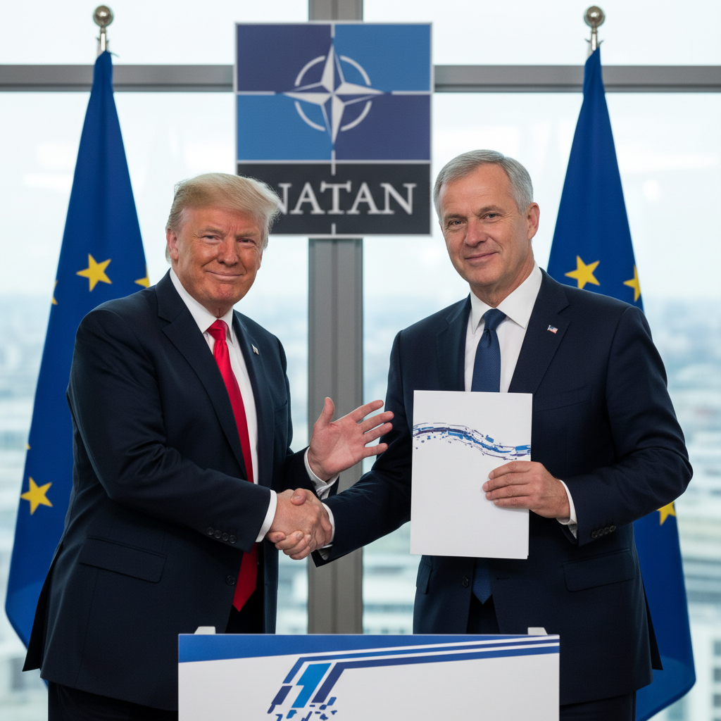トランプ、欧州8カ国への関税を撤回　NATO事務総長と「枠組み合意」