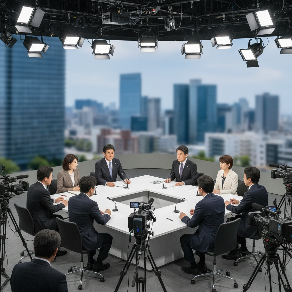 与野党11党首が日曜討論で激論 通常国会冒頭解散の是非が焦点に