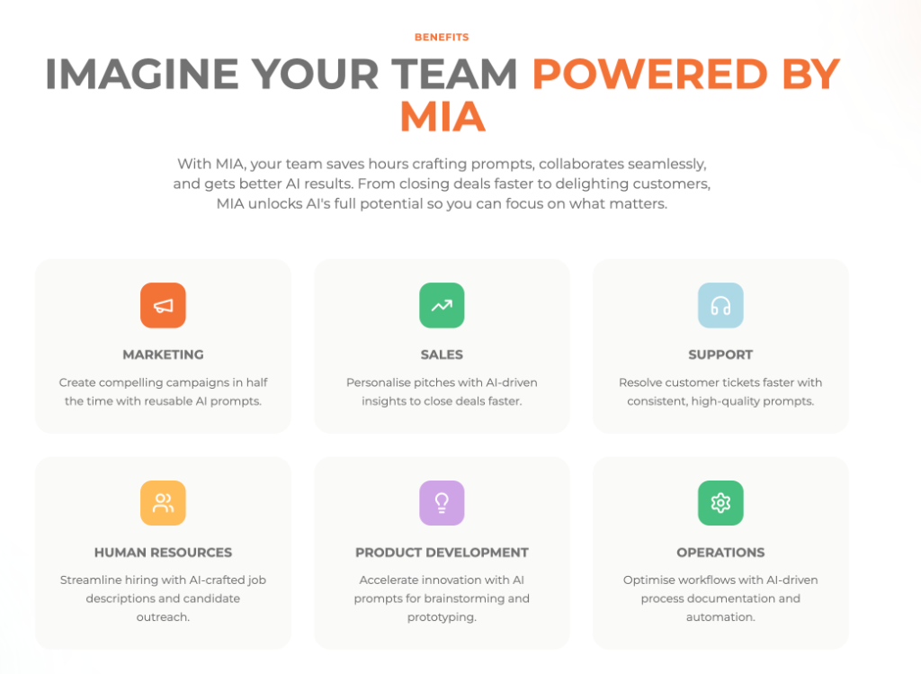 MIA Benefits