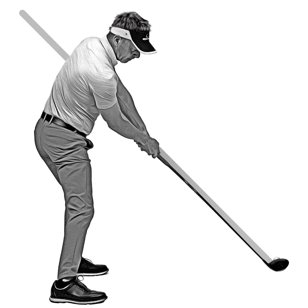 Single Plane Swing Illustration showing the plane of glass concept