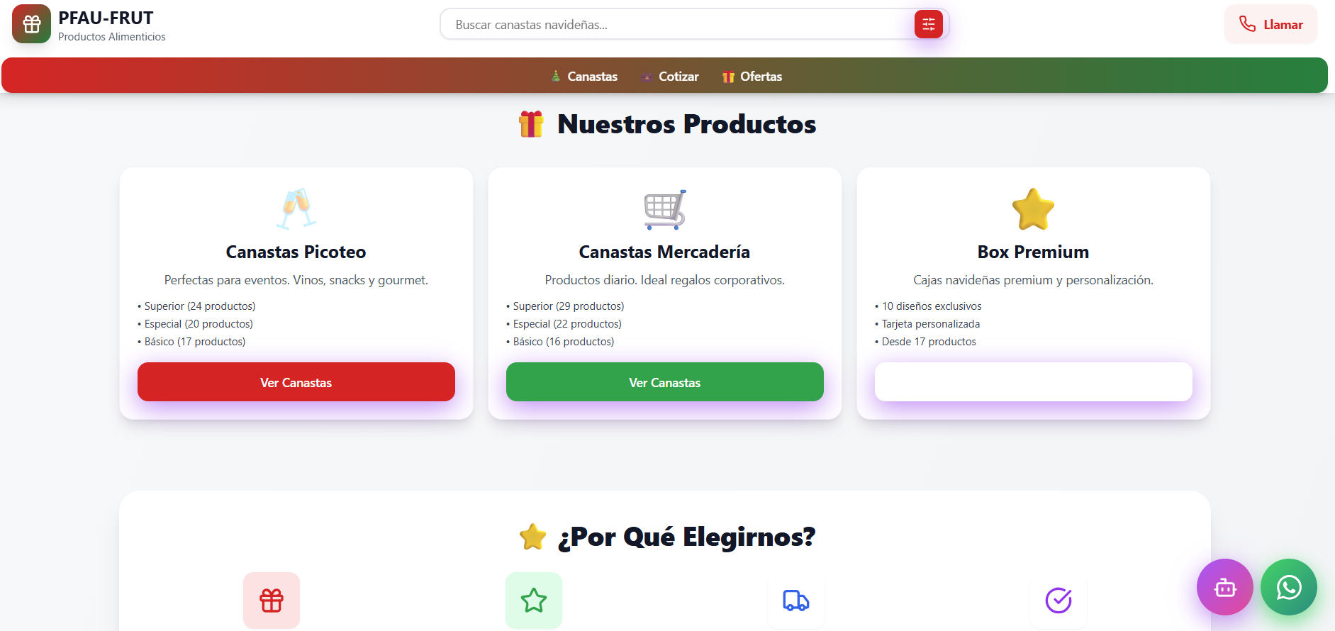 E-commerce template preview