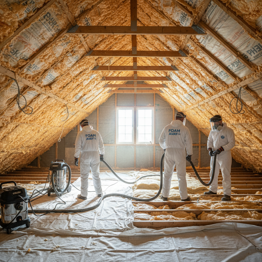 Spray Foam Insulation Removal Cost | UK Expert Guide 2026