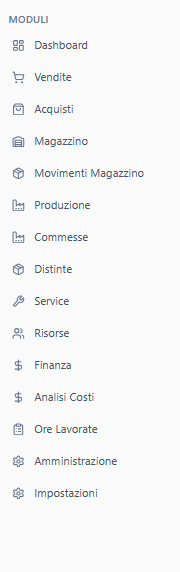 ERP PAVELLI template preview