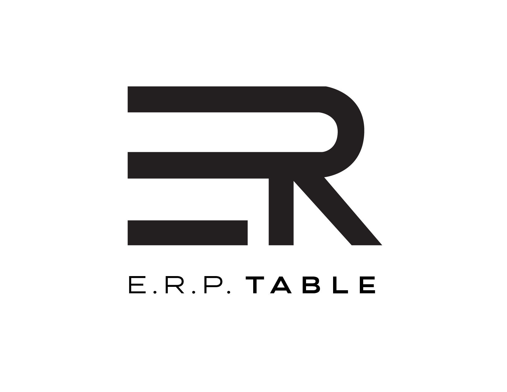 E. R. P. TABLE
