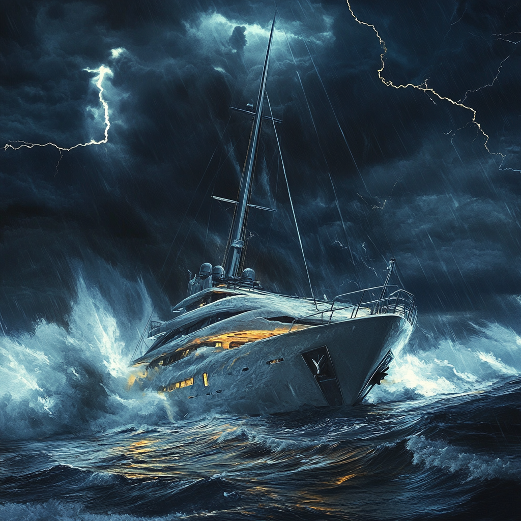 The Mysterious Sinking of the Bayesian Yacht: A Dark Web of Suspicion