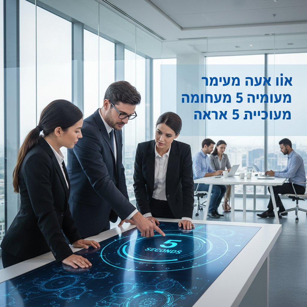 איך לקוח מחליט אם אתם מקצועיים תוך 5 שניות: טיפים ואסטרטגיות
