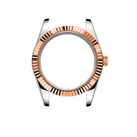 Silver/Rose Fluted