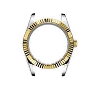 Two-Tone Gold Fluted
