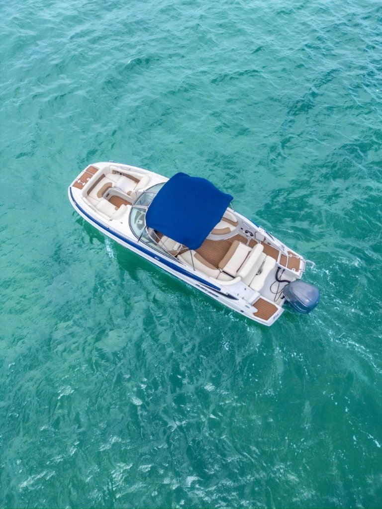 26' Crownline pontoon boat rental Miami 1 - Haulover Sandbar tours South Florida