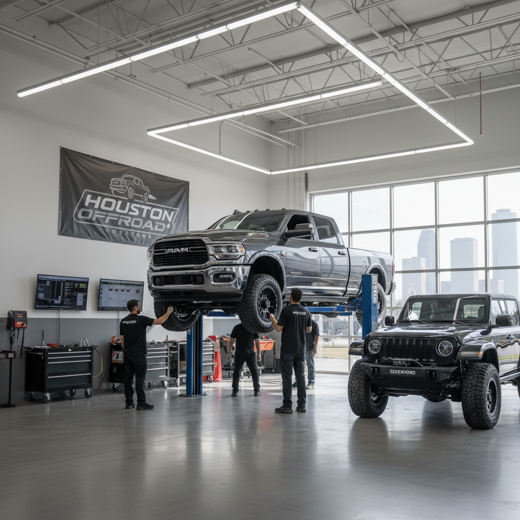 Lift Kit Installation in Galleria