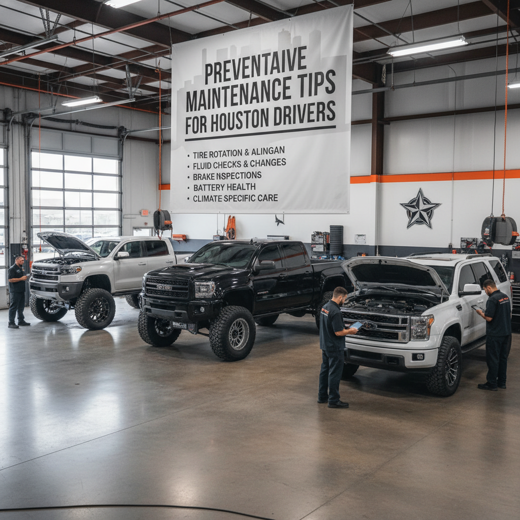 Preventative Maintenance Tips for Houston Drivers