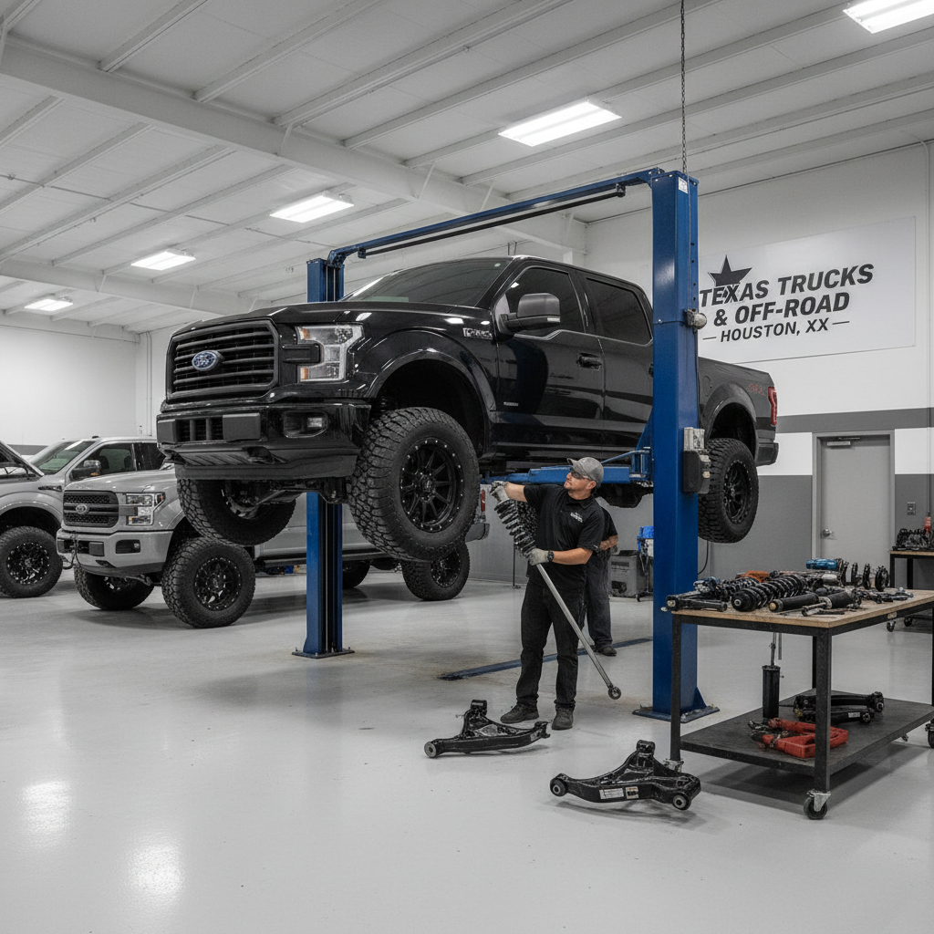 Lift Kit Installation in Tomball