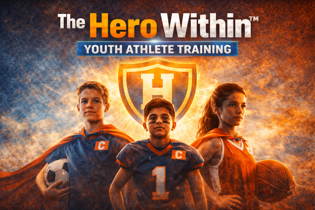 The Hero Within: Building Emotionally Strong Young Athletes program logo