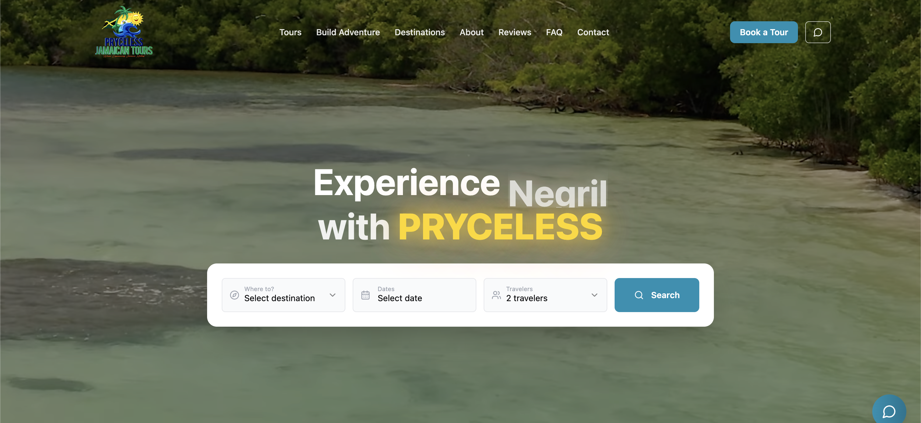 Tour Websites template preview