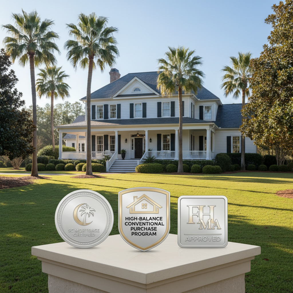 High-balance conventional purchase mortgage in South Carolina