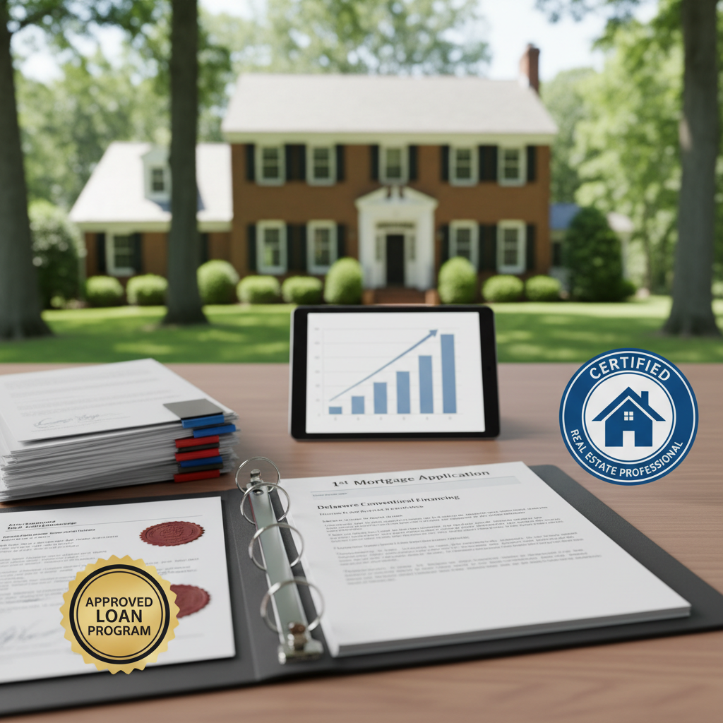 First Mortgage Application Process for Conventional Financing in Delaware