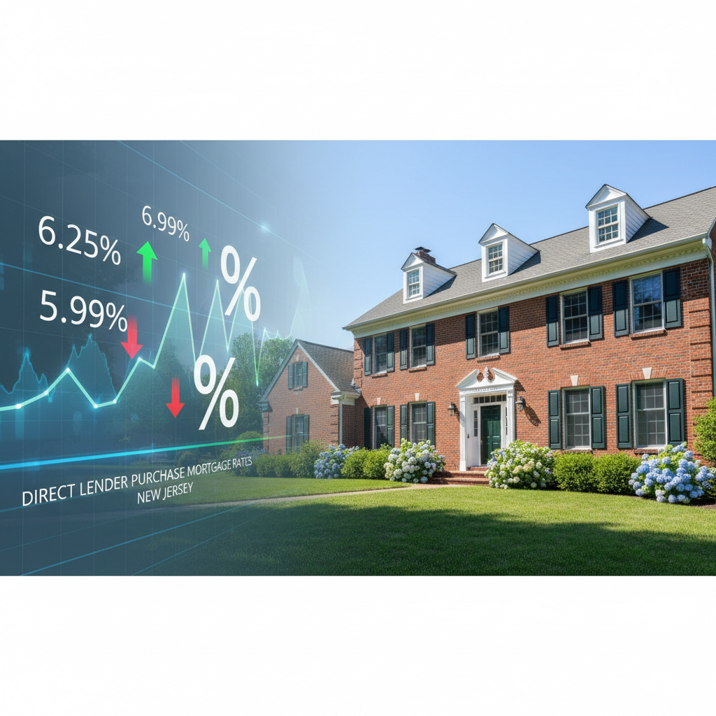 Direct lender purchase mortgage rates in New Jersey