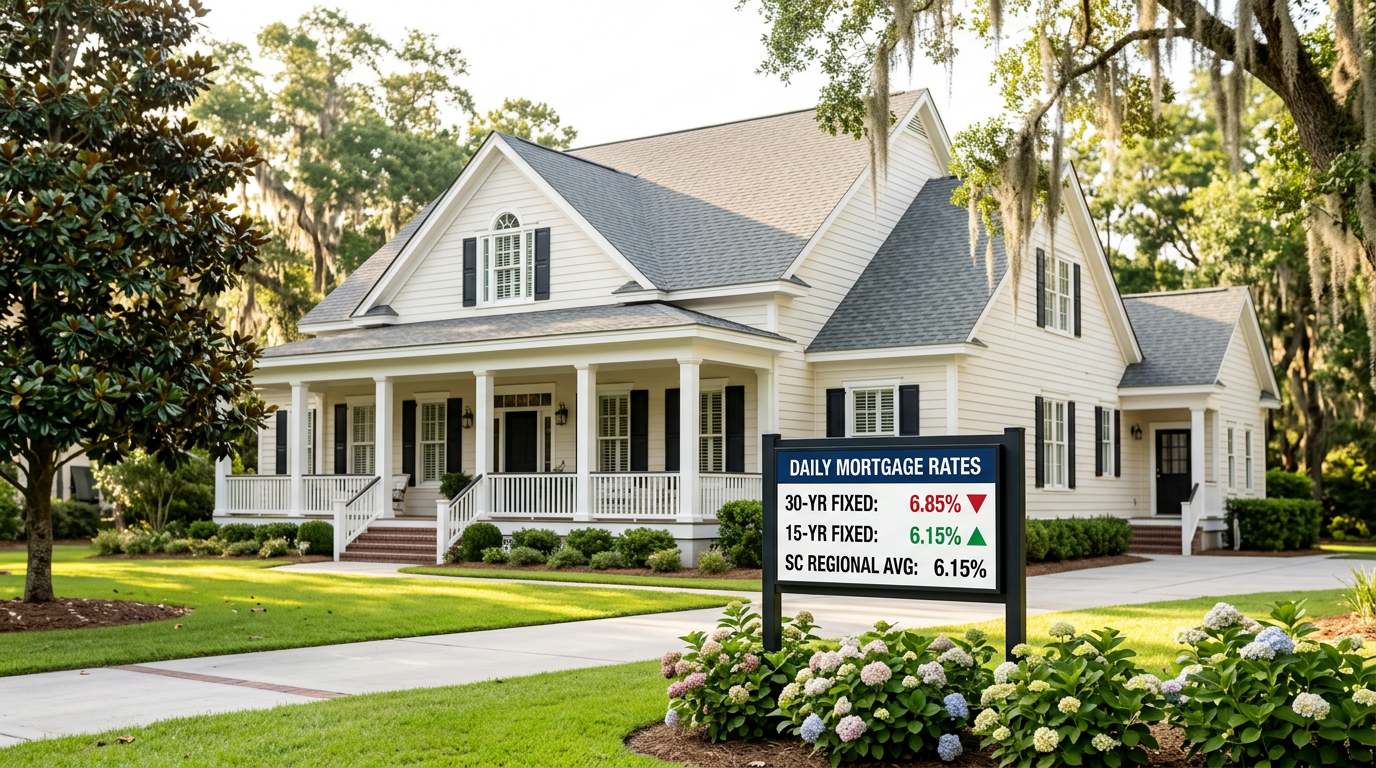 Daily mortgage rate updates for South Carolina home transactions