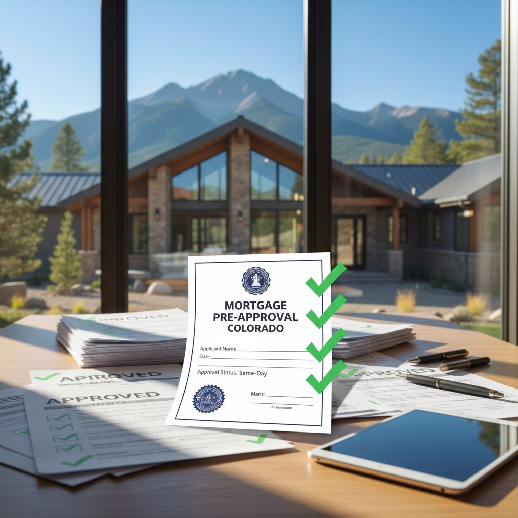 Same-Day Mortgage Pre-Approval Application for Colorado Homebuyers