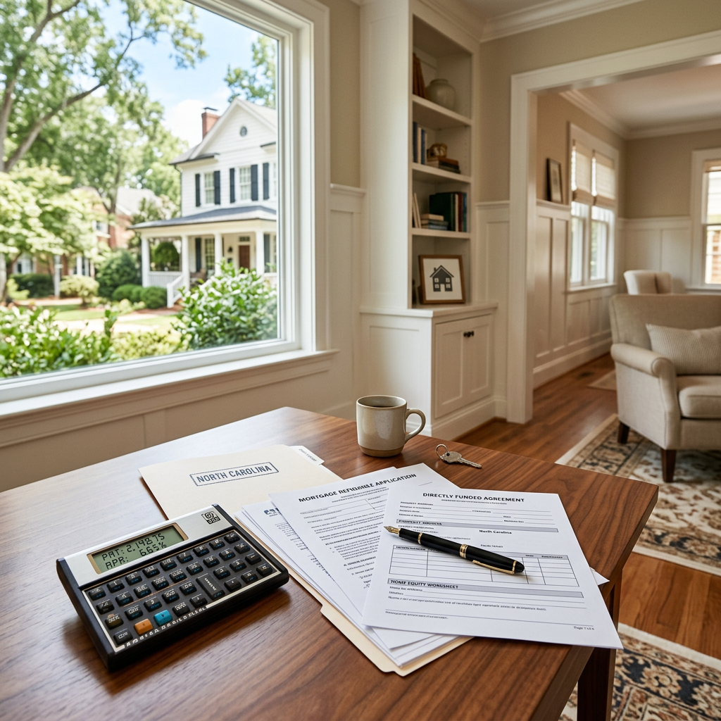 Directly Funded Residential Mortgage Refinancing in North Carolina