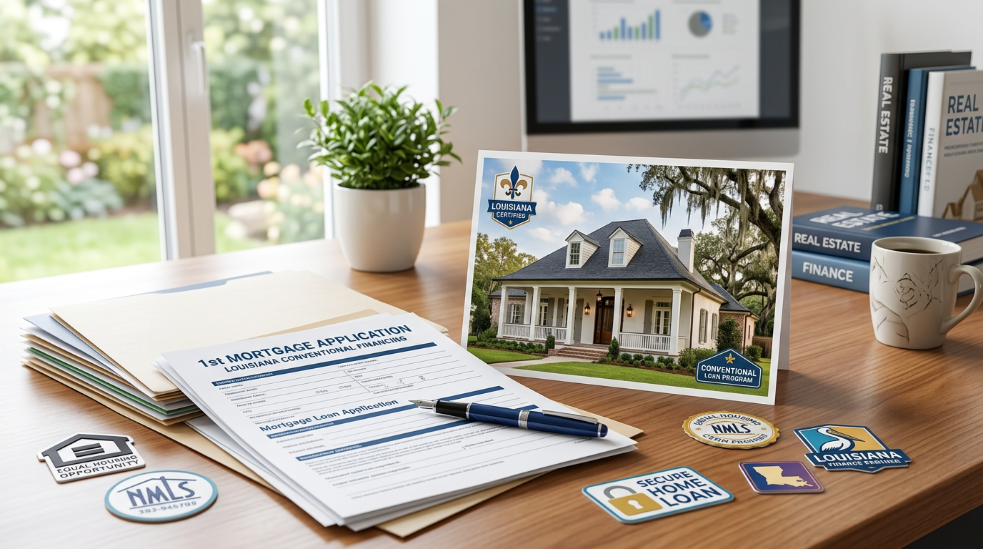 First Mortgage Application Guide for Louisiana Conventional Financing