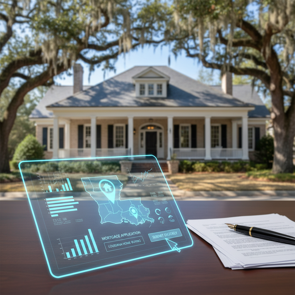 Electronic Mortgage Application for Louisiana Home Buyers