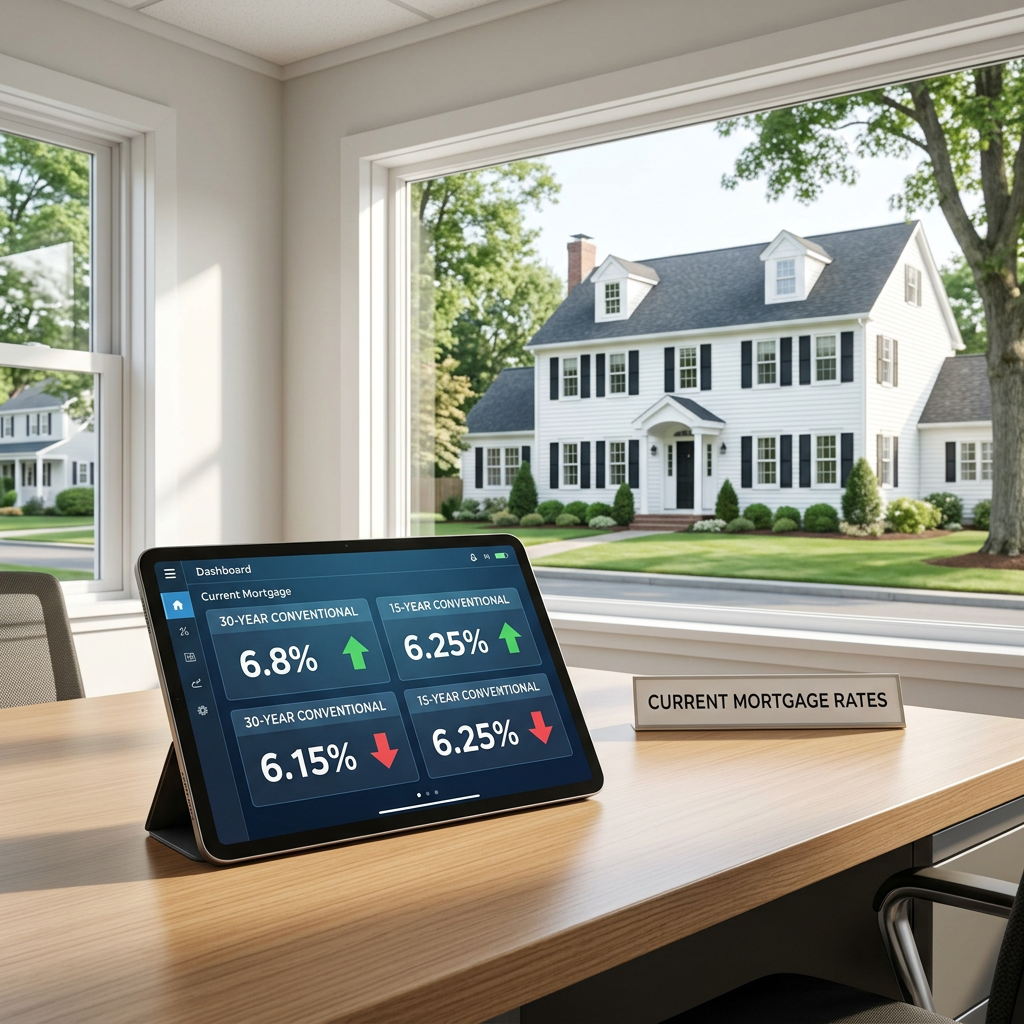 Current Conventional Mortgage Rates for Home Buyers in Massachusetts