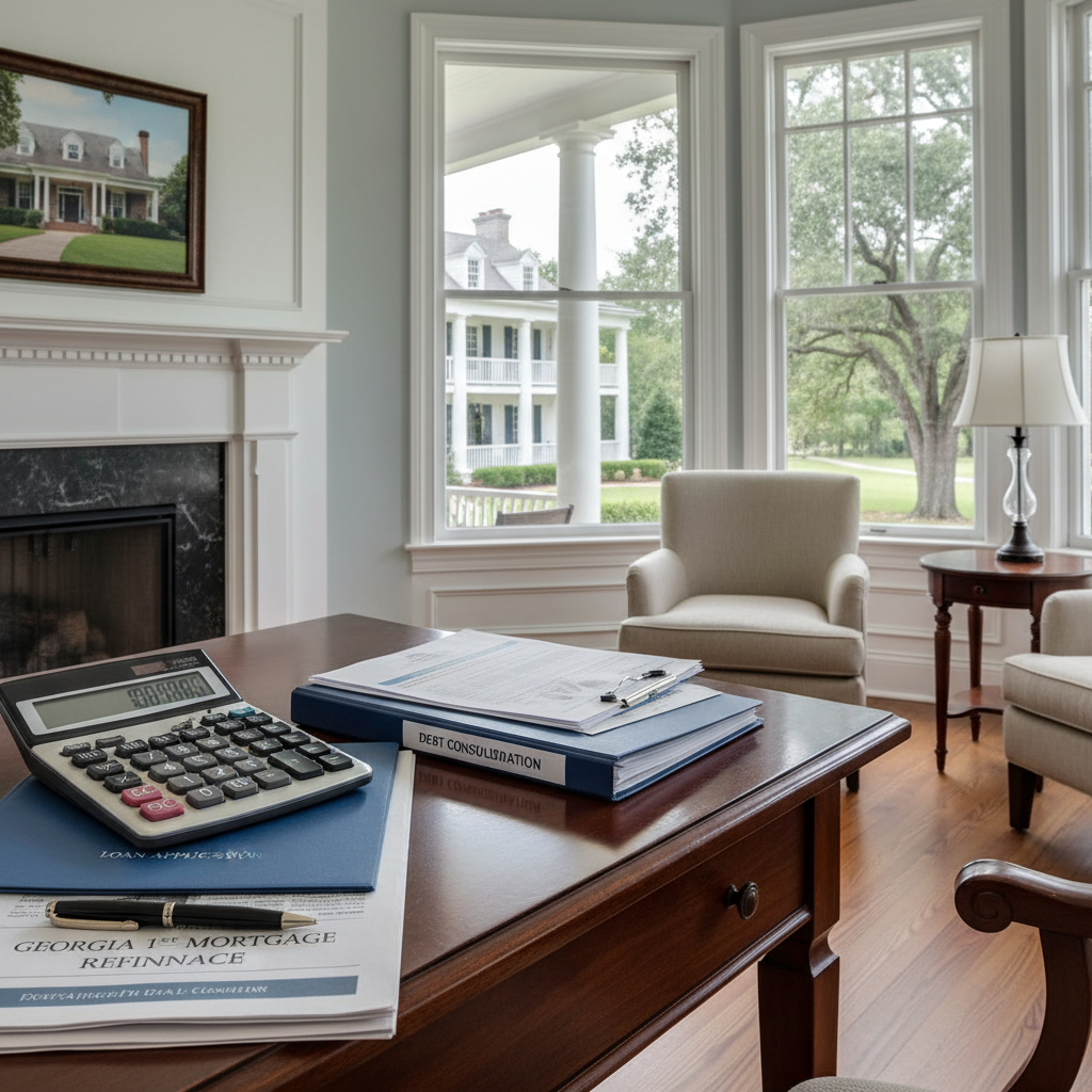 Consolidating High-Interest Debt with a Licensed Georgia 1st Mortgage Refinance