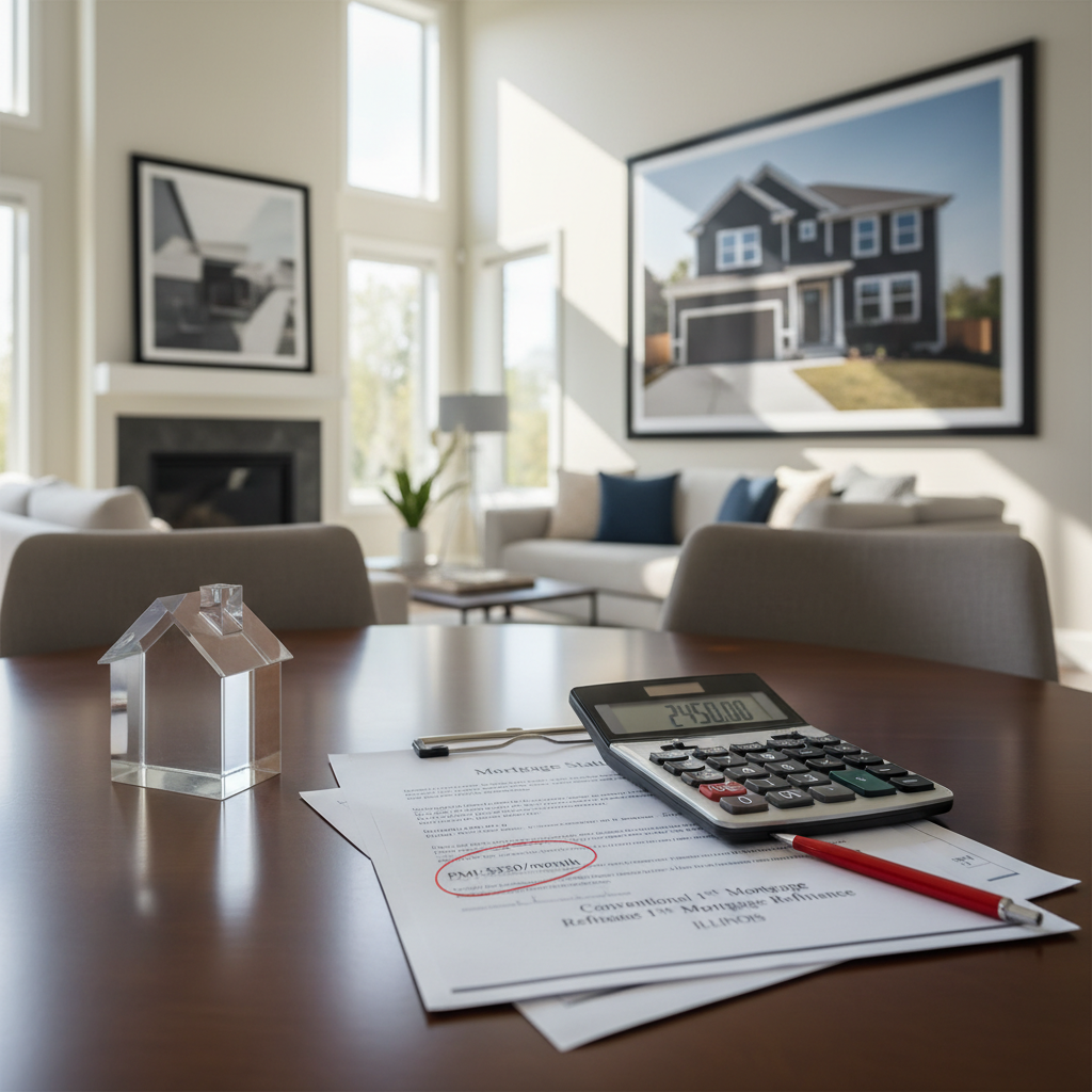 Eliminating PMI with an Illinois Conventional 1st Mortgage Refinance