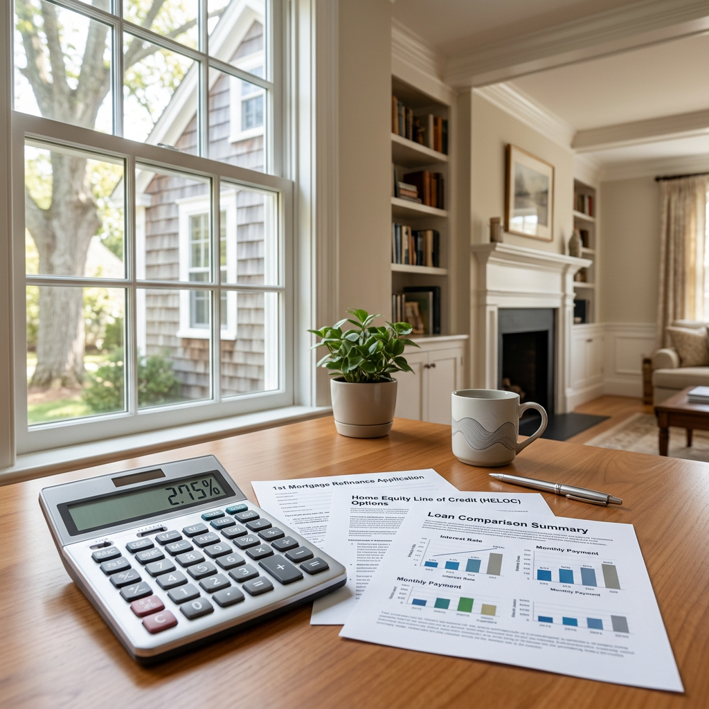 Why Homeowners in Rhode Island Choose First Mortgage Refinance Over HELOC