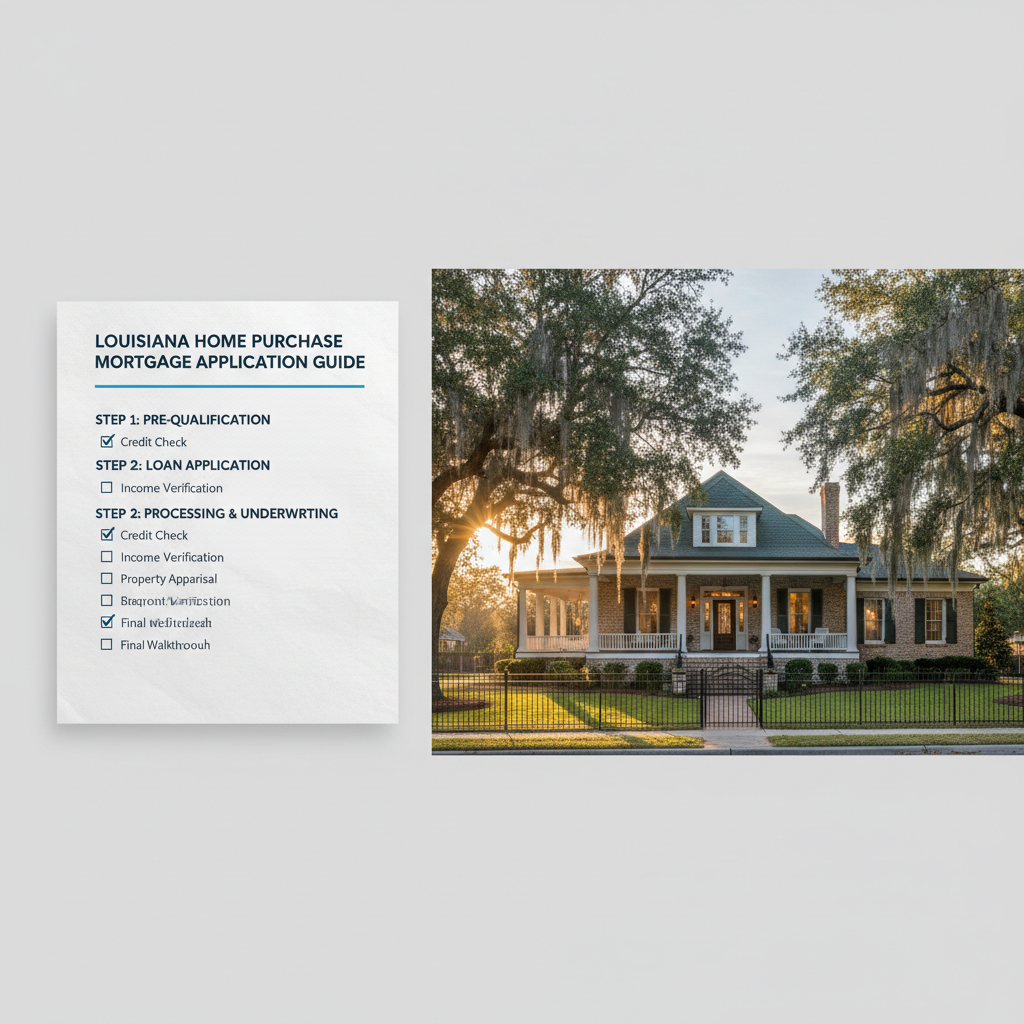 Louisiana Mortgage Application Guide: A Step-by-Step Approach for Homebuyers