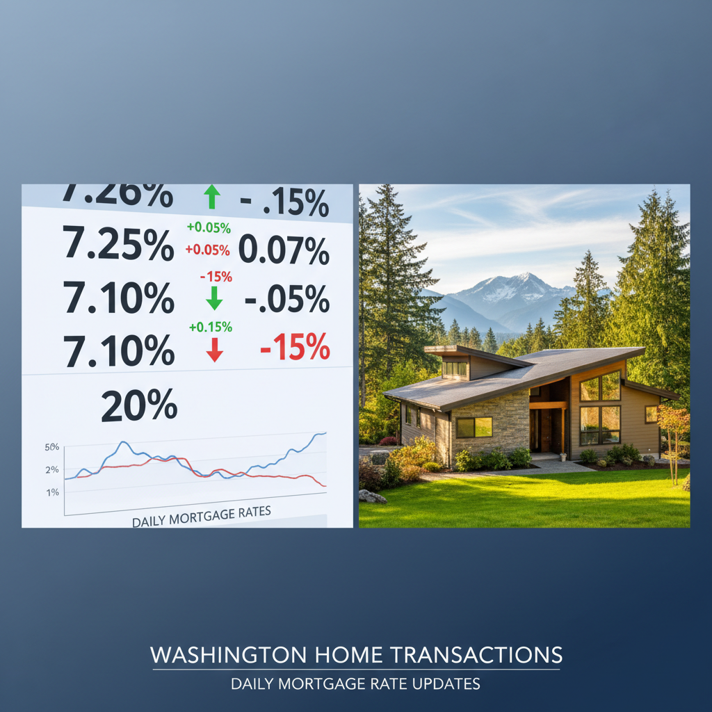 Daily Mortgage Rate Updates for Home Transactions in Washington