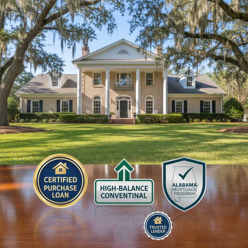 High-Balance Conventional Purchase Mortgages Available in Alabama