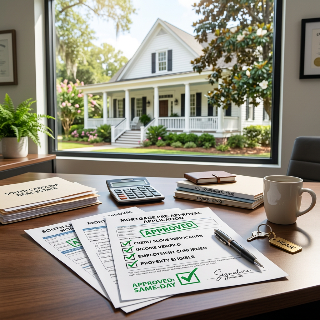 Same-Day Mortgage Pre-Approval Application in Licensed States Only