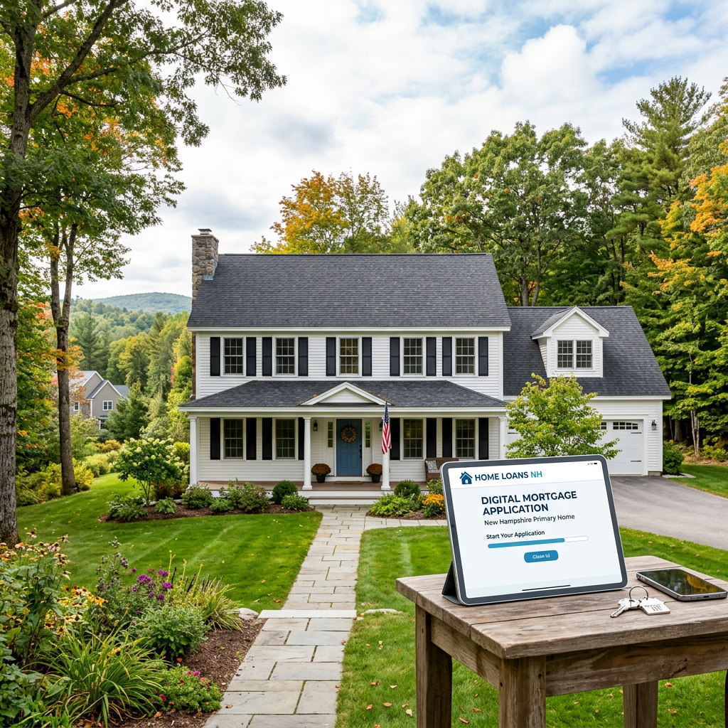Online Mortgage Applications for Primary Homes in New Hampshire