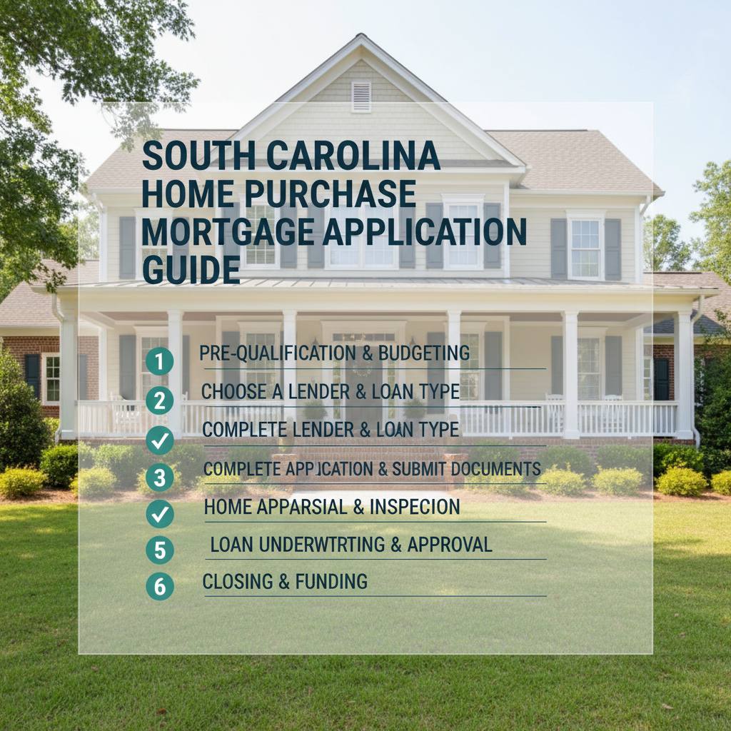 Step-by-Step Mortgage Application Guide for Home Purchases in South Carolina