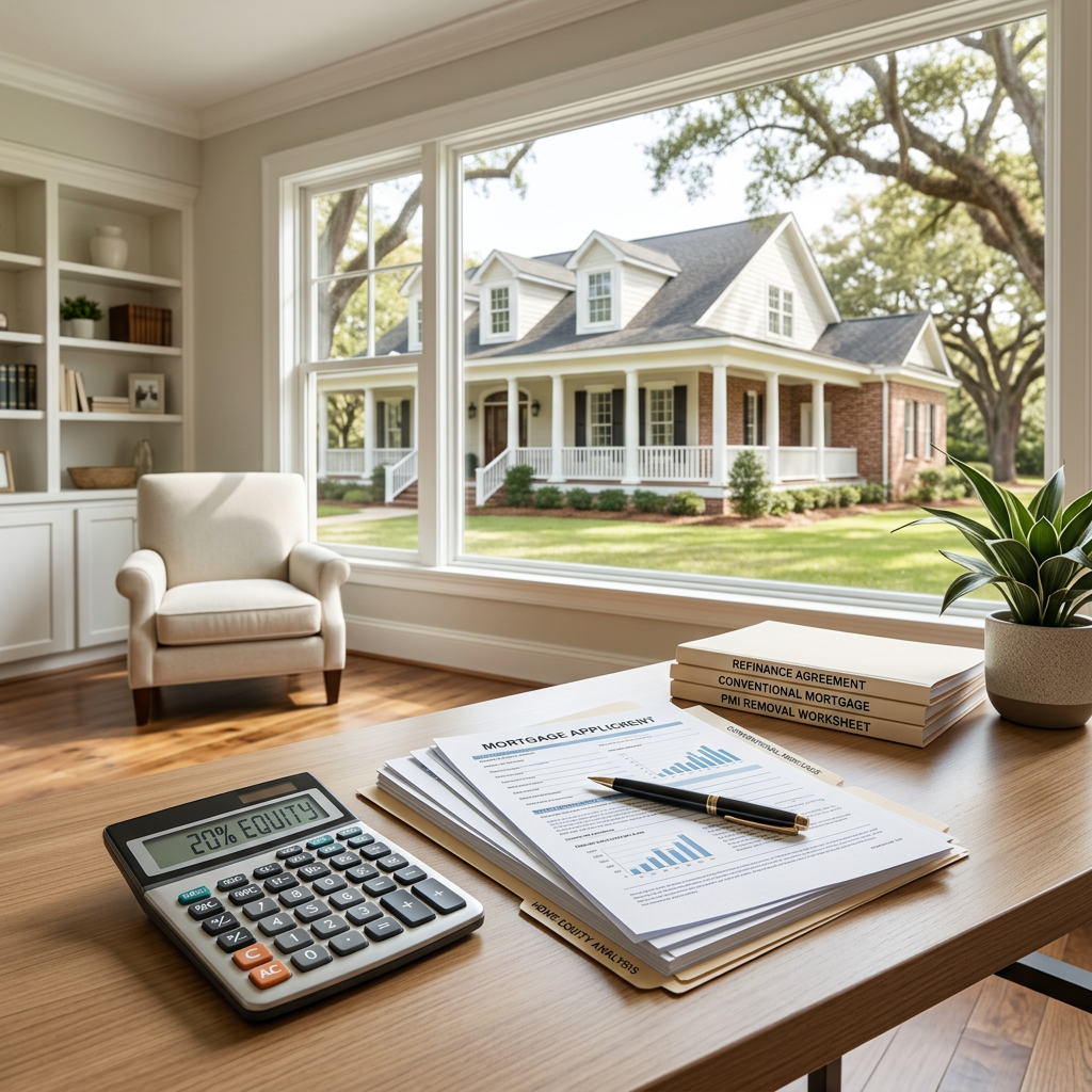 Eliminating PMI with a Conventional 1st Mortgage Refinance in Alabama