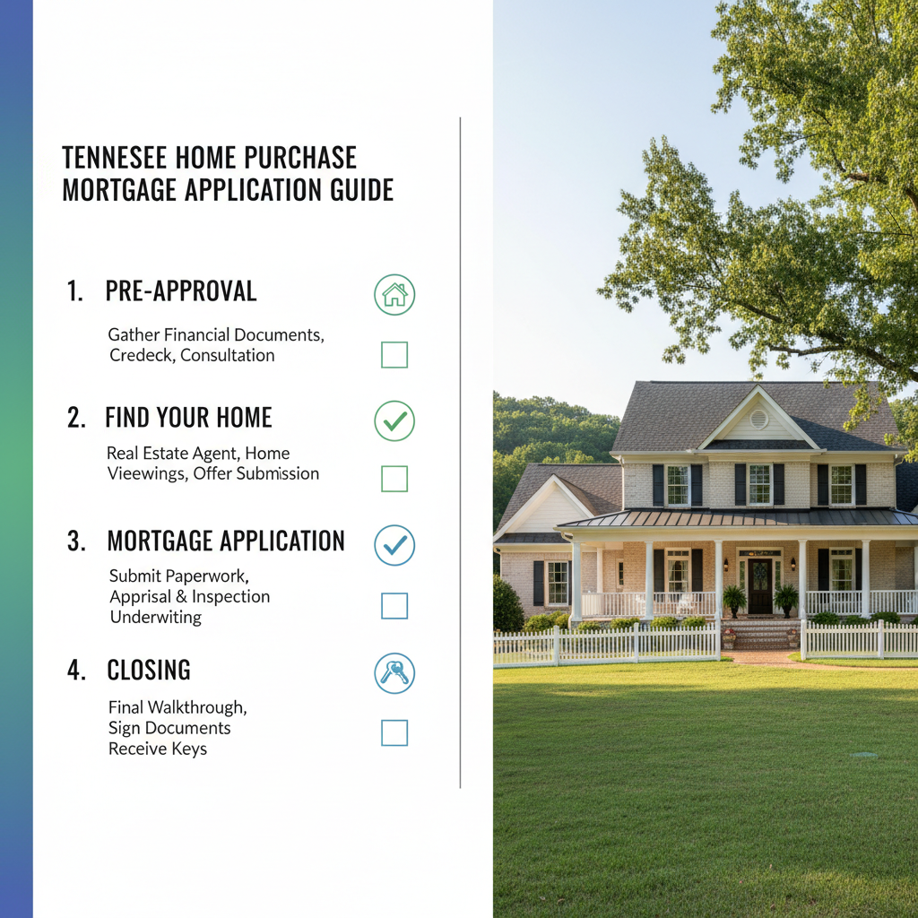Step-by-Step Tennessee Home Purchase Mortgage Application Guide - Licensed in Tennessee