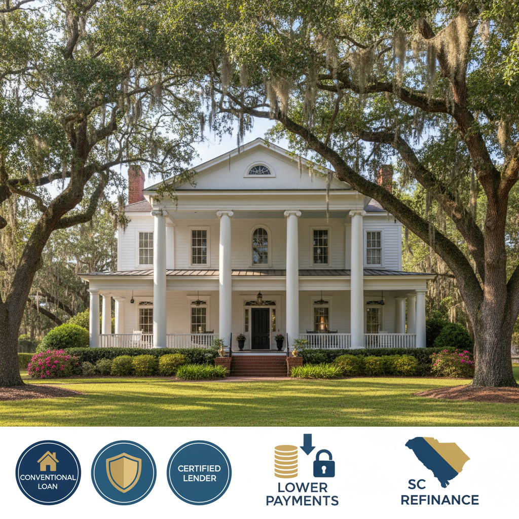 Lowering Monthly Payments with a Conventional Refinance in South Carolina