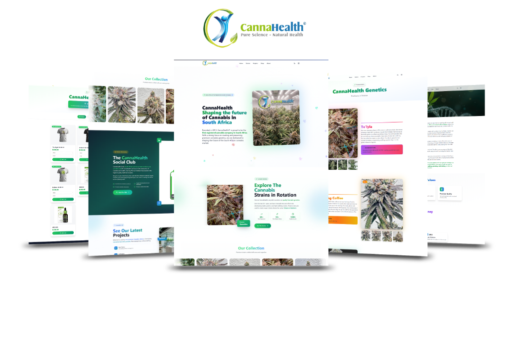 CannaHealth website showcase