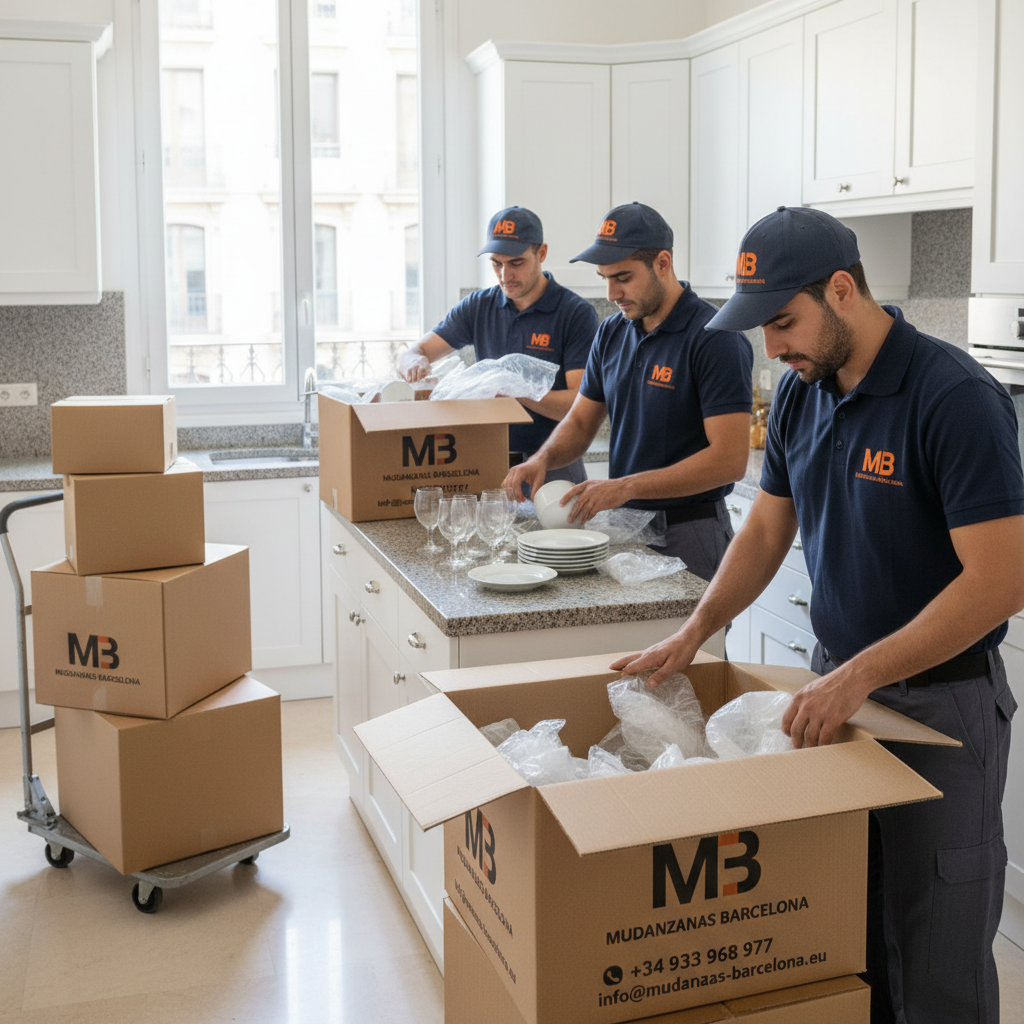 Cajas de mudanzas MB - Empaquetado profesional