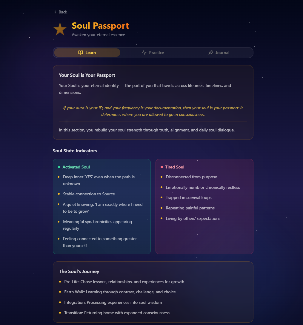 THE COSMIC ARCHITECTURE template preview