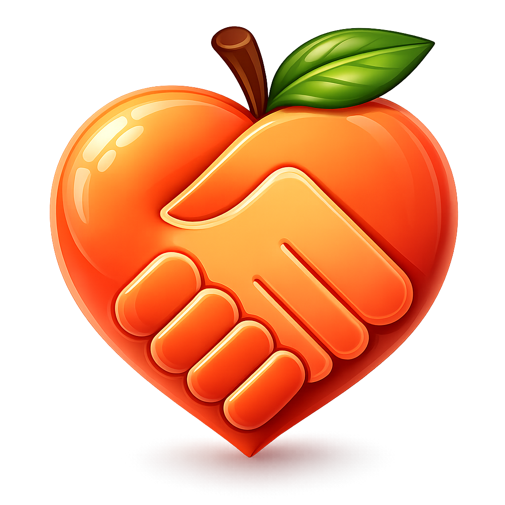 Pfirsich Logo