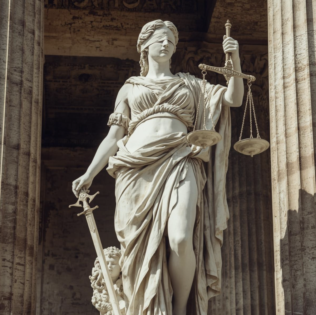 Statue of Themis, Greek goddess of justice