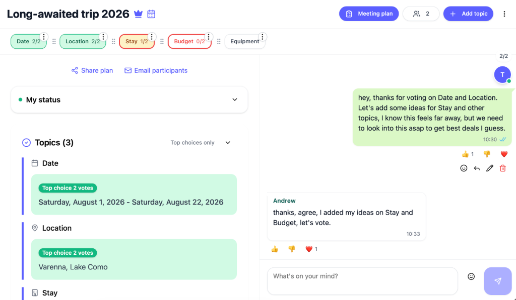 MeetRepeat Product Interface