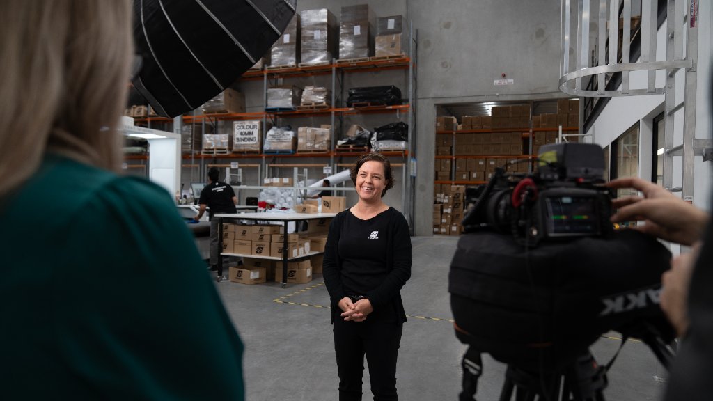 Warehouse corporate video production