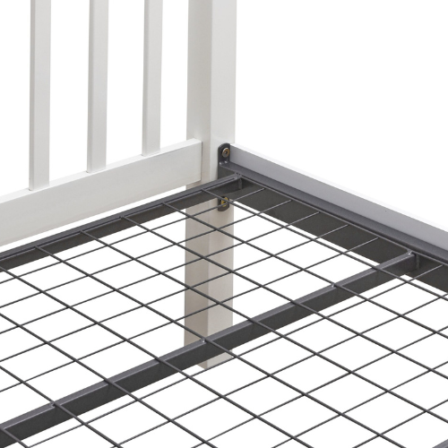 Wooden Bed Mesh Base Close Up 